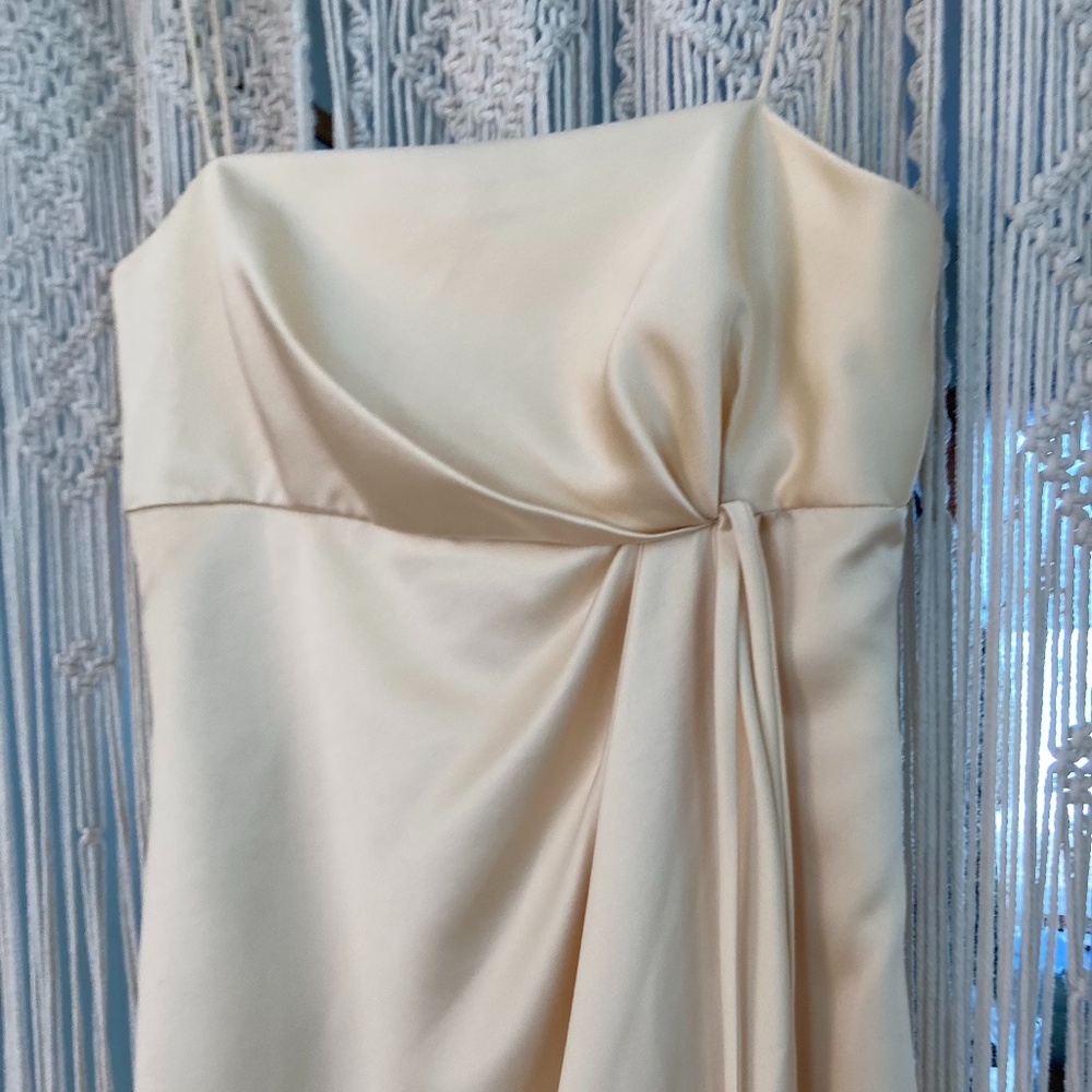 Vera Wang ~ Cream Formal  Dress SZ 4 Prom/Wedding - Picture 7 of 14